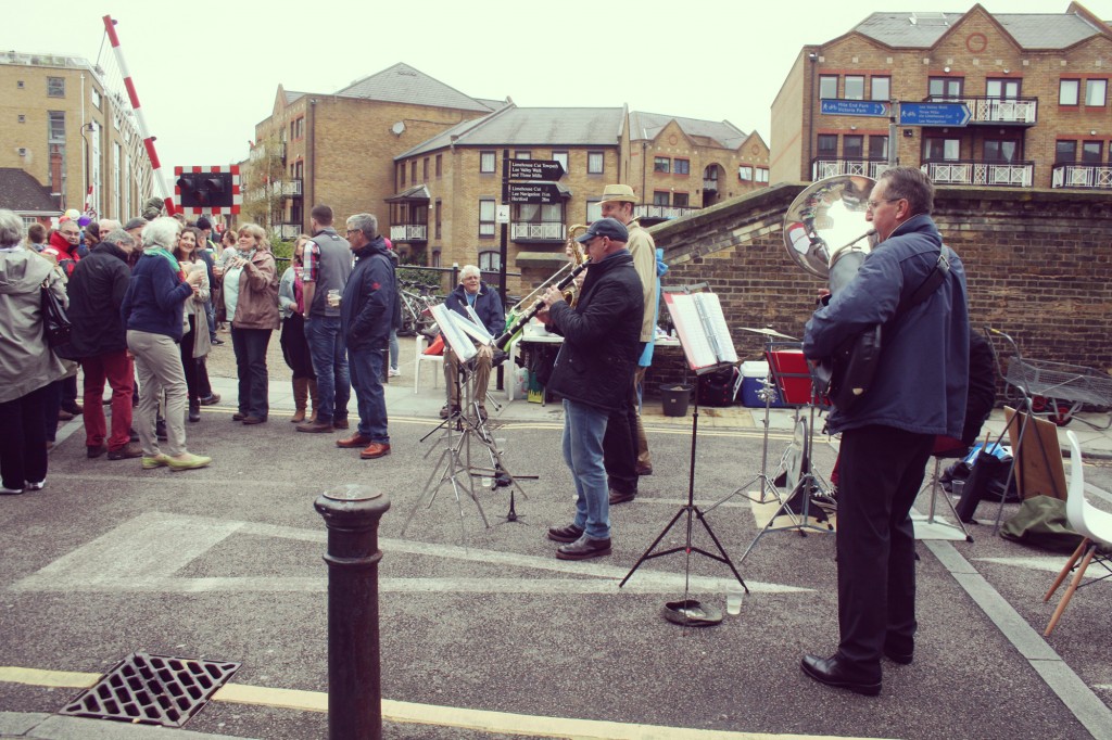 The very generous brass band who contributed their day’s earnings to Barts